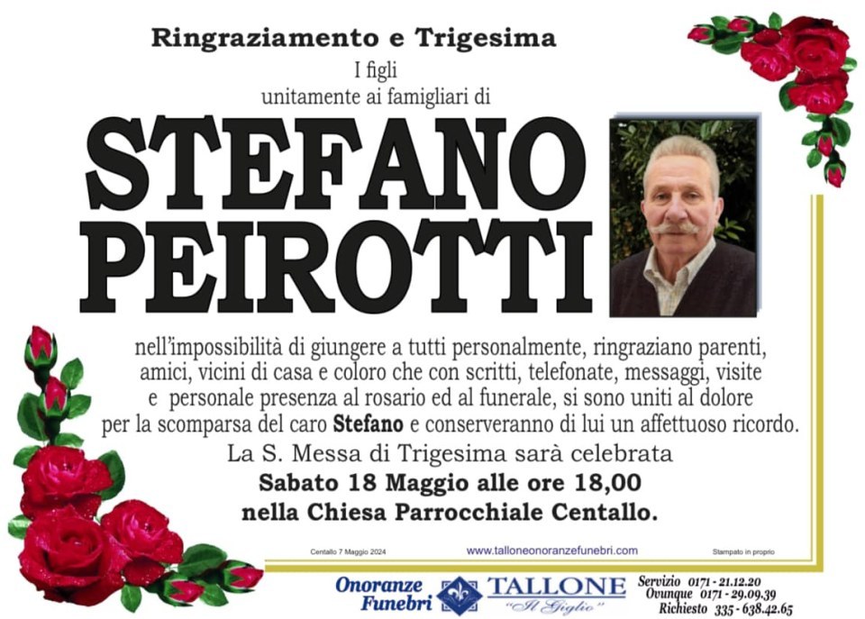 <br />
<b>Warning</b>:  Undefined variable $info in <b>/home/tallone/public_html/ringraziamenti.php</b> on line <b>68</b><br />
Stefano Peirotti